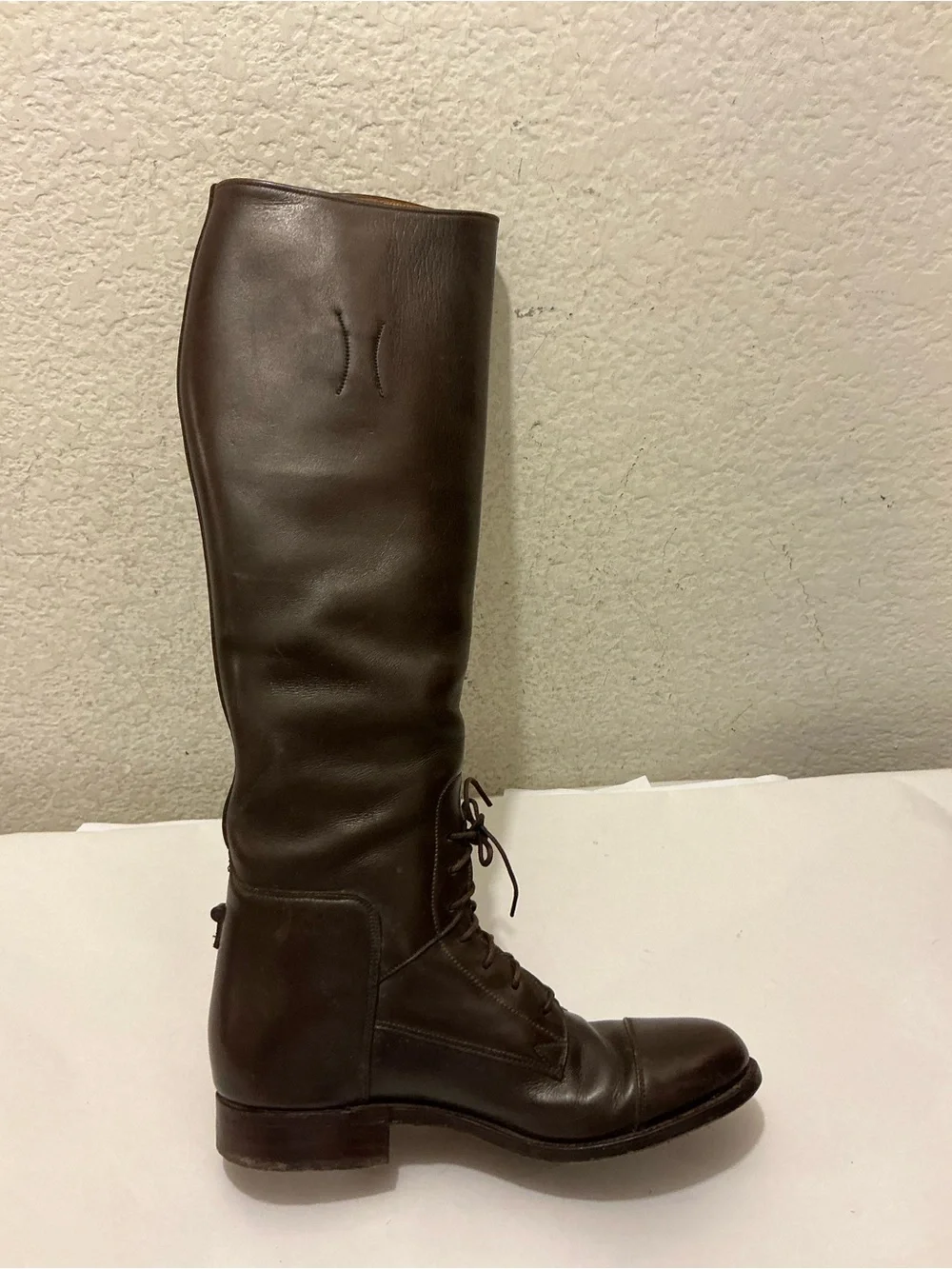 Dehner’s Women's Over-the-Knee Lace-Up Riding Boots in Dark Brown
